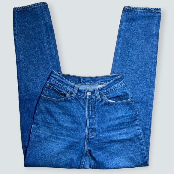 𝅺VINTAGE 80's Levis 501 Womens Mom High Rise Jeans Size 7 W 24” USA - Picture 4 of 16